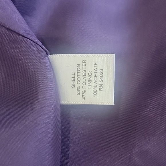 NEW - BANANA REPUBLIC DARK PURPLE DAMASK DRESS (sz 0) - Picture 7 of 8